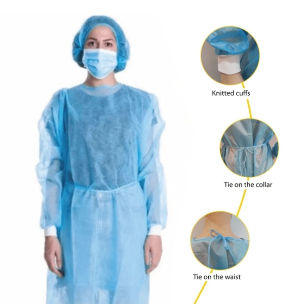 Disposable Isolation Gown – MediSafe